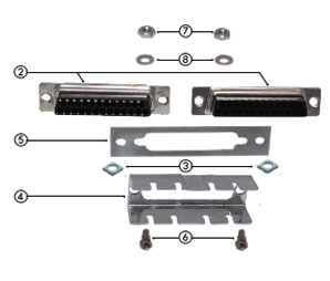 Mounting strip TRACBE for direct fixation to pannels / board