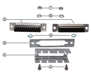 Mounting strip TRACHBE for direct fixation to casing/boards