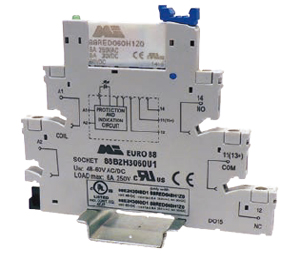 EURO 88 RELAY INTERFACE - 6,3MM THICKNESS