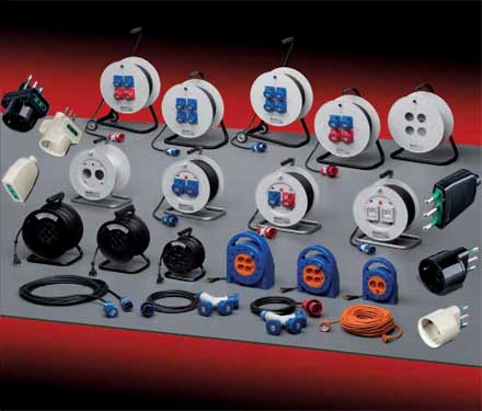 Cable reels，Plugs and sockets - adapters for domestic use